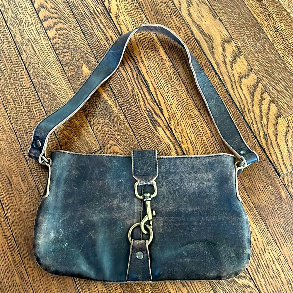 Small brown shoulder bag